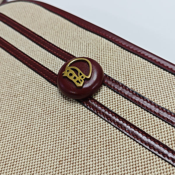 Canvas Shoulder Bag Beige