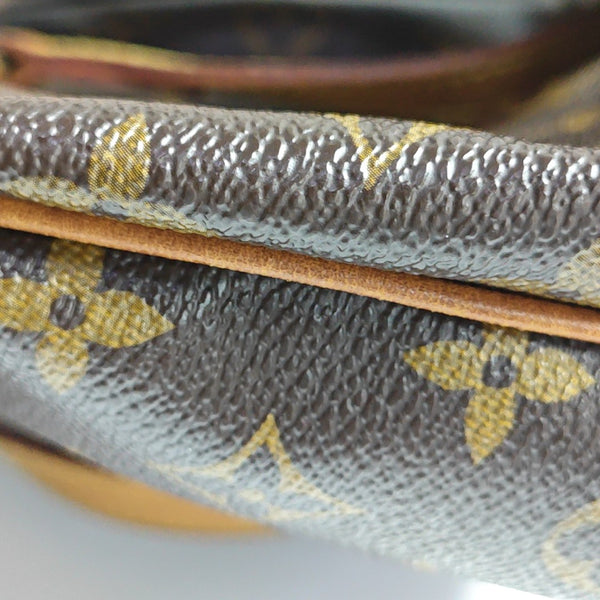 PALERMO PM Monogram Coated Canvas Brown