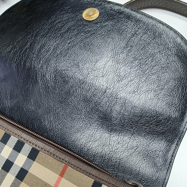 Canvas Crossbody Bag Brown