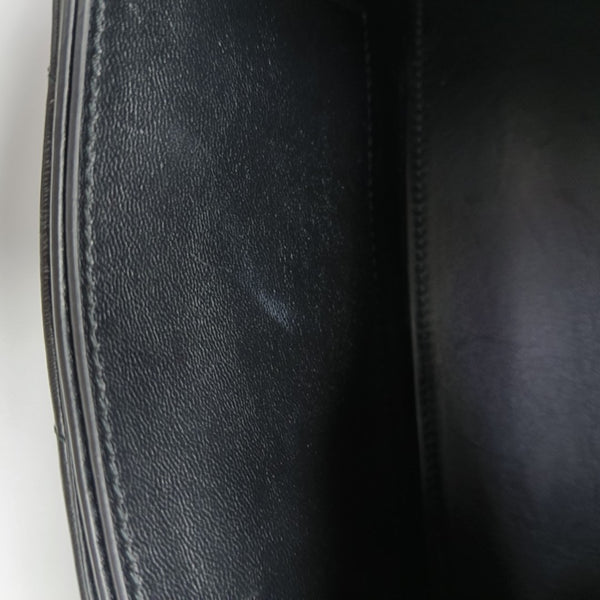 Crush Small Quilted Calfskin Black