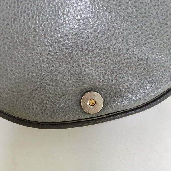 Calfskin Shoulder Bag Gray