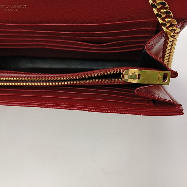 MONOGRAM Medium Quilted Calfskin Red