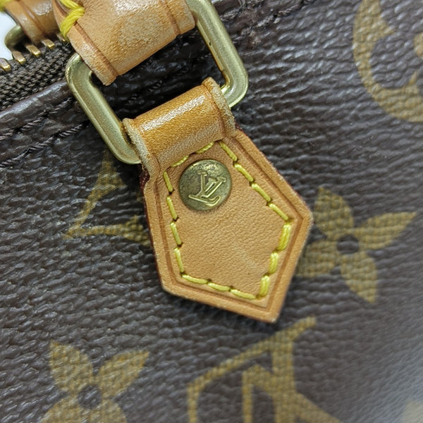 SPEEDY Nano Monogram lona revestida marrón