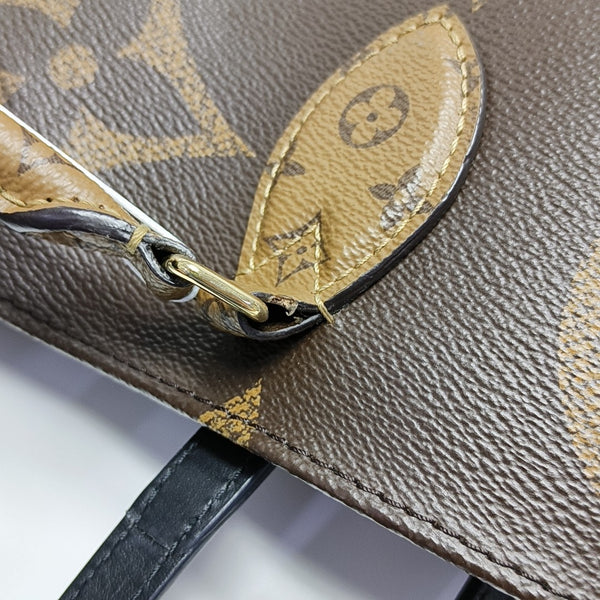 ONTHEGO GM Monogram Coated Canvas Brown