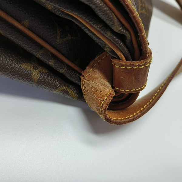 SAUMUR 35 Monogram Coated Canvas Brown