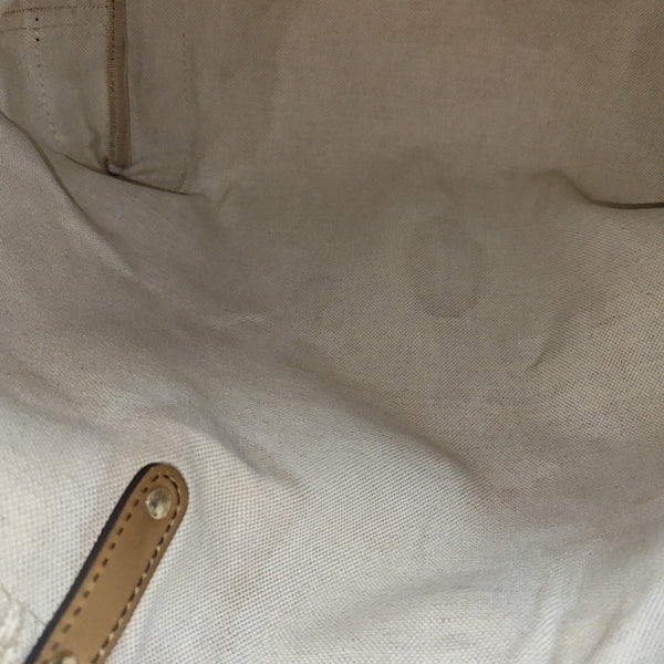 Monogram Canvas Tote Bag Medium Brown