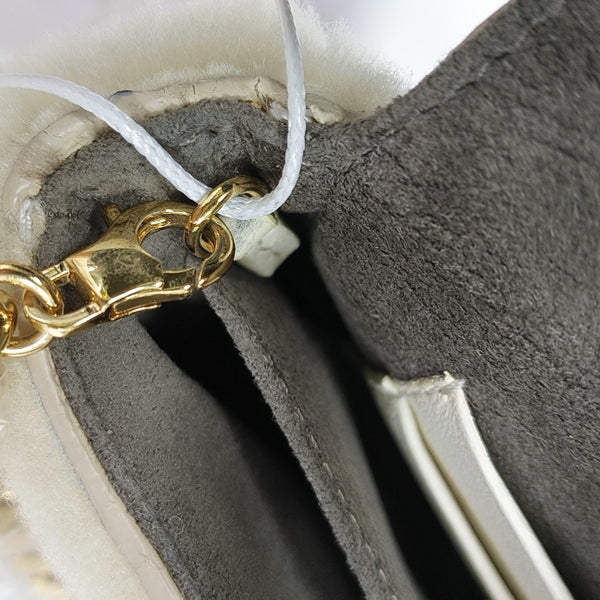 Sheepskin Shoulder Bag Beige
