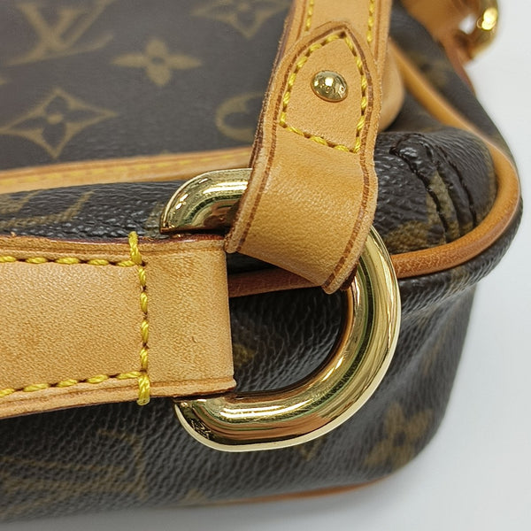 TIKAL Monogram Coated Canvas Brown