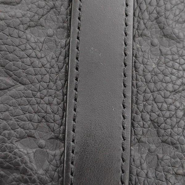 KEEPALL 25 Monogram Calfskin Black