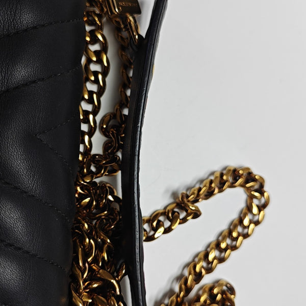 NEW WAVE PM Quilted Calfskin Black