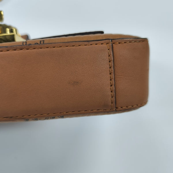 Viktor Visetos Small Monogram Coated Canvas Brown