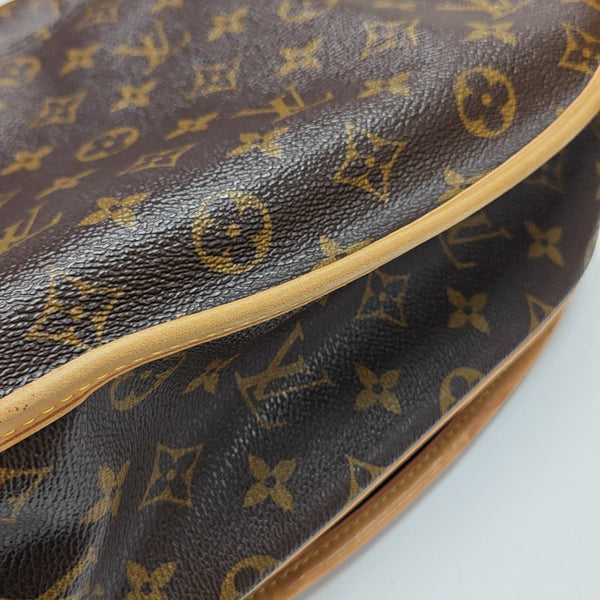 MENILMONTANT MM Monogram Coated Canvas Brown