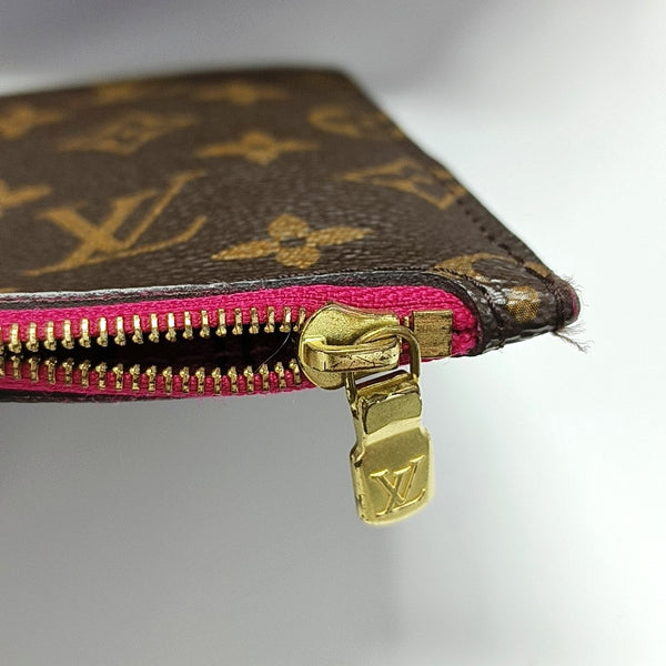 NEVERFULL MM Monogram Coated Canvas Brown