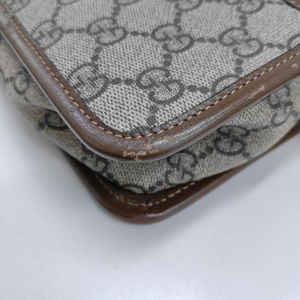 Bree Monogram Coated Canvas Beige