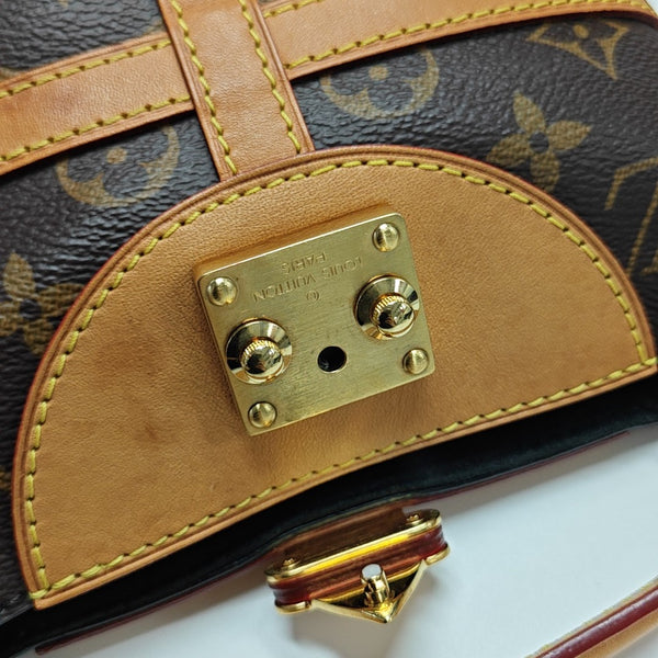 DUFFLE Monogram Coated Canvas Brown