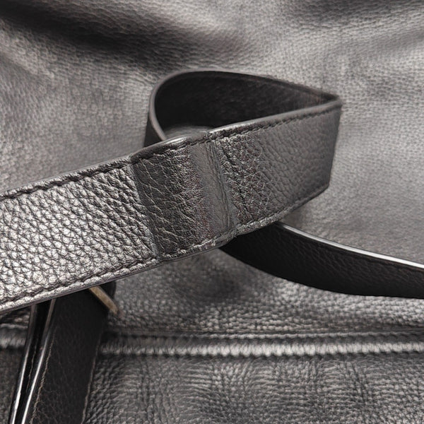 Calfskin Crossbody Bag Black
