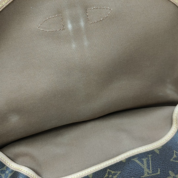 SAUMUR 30 Monogram Coated Canvas Brown