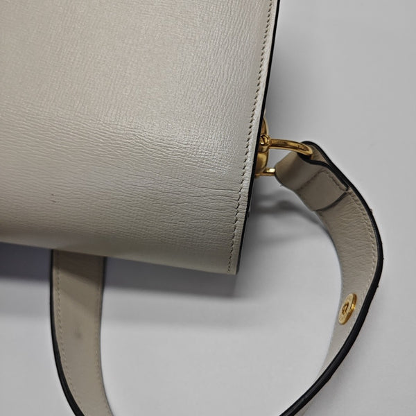 Horsebit 1955 Small Calfskin White