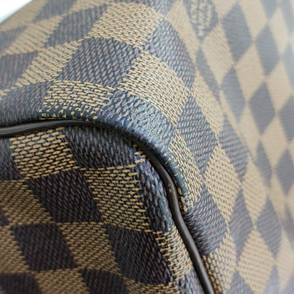 SPEEDY 30 Damier Ebene Coated Canvas Brown
