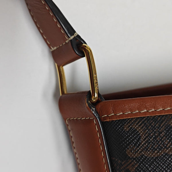TRIOMPHE CANVAS Small Coated Canvas Brown