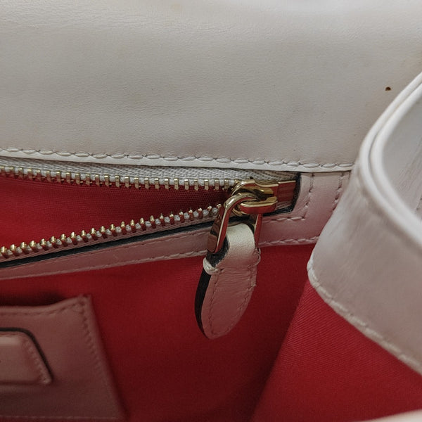 SERPENTI FOREVER Medium Calfskin White