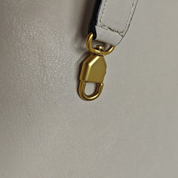 Calfskin Shoulder Bag Beige