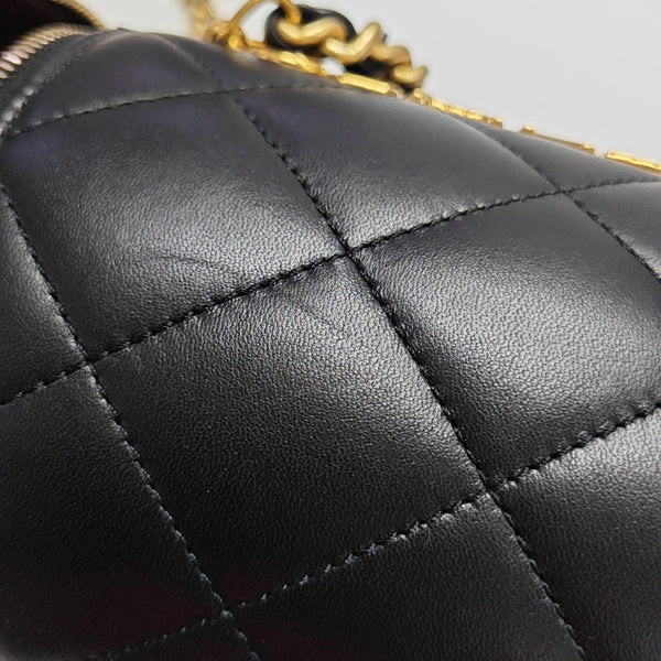 Quilted Lambskin Black