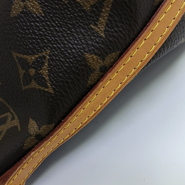 NÉONOÉ Nano Monogram Coated Canvas Brown