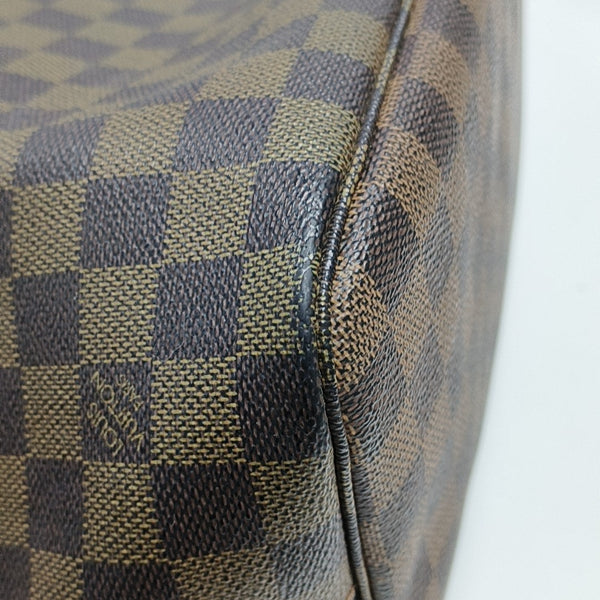 NEVERFULL MM Lona recubierta Damier Ebene Marrón