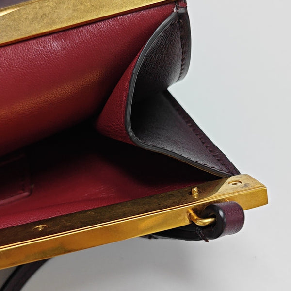 CLASP Mini Calfskin Red