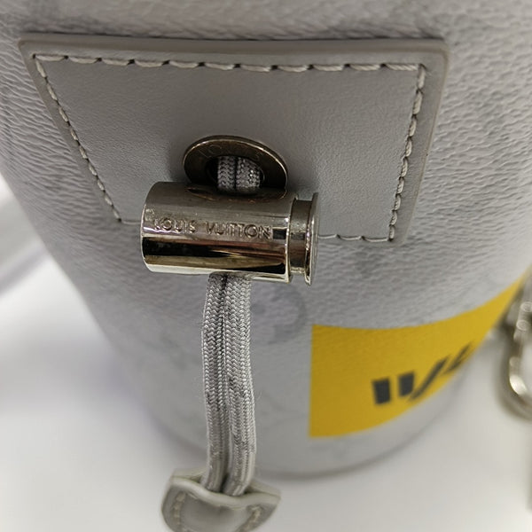 CHALK Monogram Coated Canvas Gray