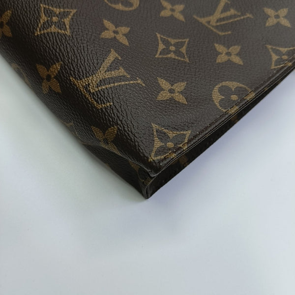 TOILET POCKET 26 Monogram Coated Canvas Brown
