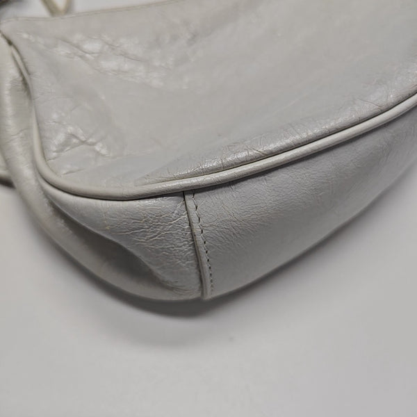 Le Cagole Small Lambskin White