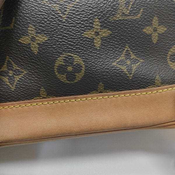 MONTSOURIS MM Monogram Coated Canvas Brown
