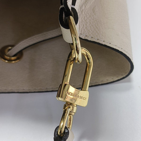 NÉONOÉ MM Monogram Calfskin White