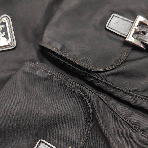 Nylon Crossbody Bag Black