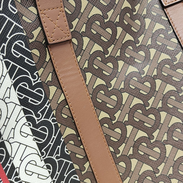 MONOGRAM Large Coated Canvas Brown
