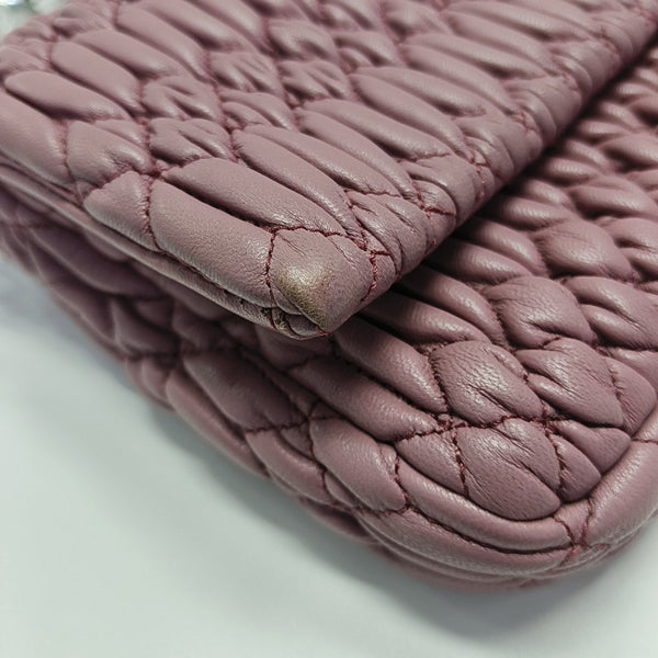 Crystal Quilted Lambskin Pink