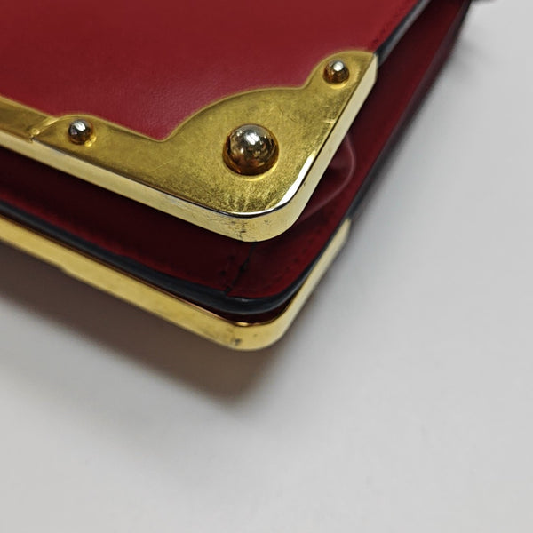 Cahier Saffiano Calfskin Red