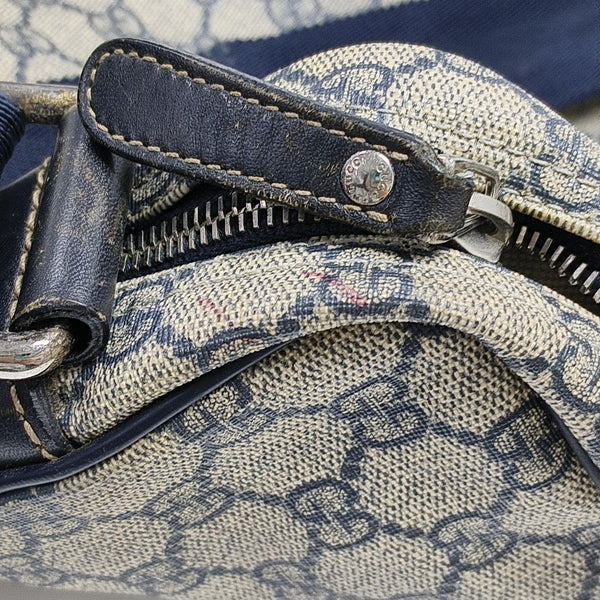 Monogram Coated Canvas Shoulder Bag Brown