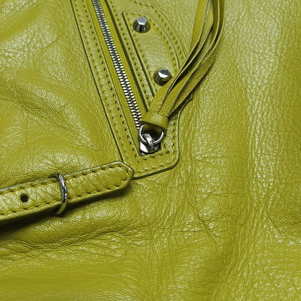 Classic City Small Lambskin Green