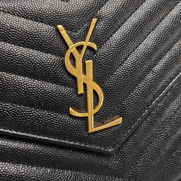 MONOGRAM Medium Chevron Calfskin Black