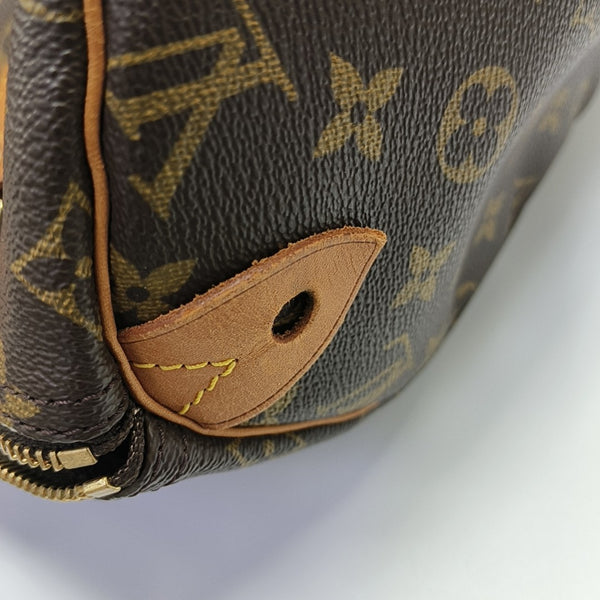 SPEEDY 40 Monogram Coated Canvas Brown