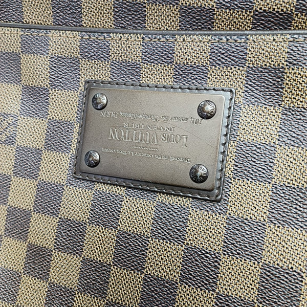 DISTRICT MM Damier Ebene Coated Canvas Brown