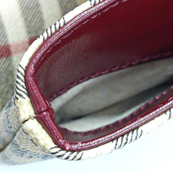 Coated Canvas Tote Bag Beige