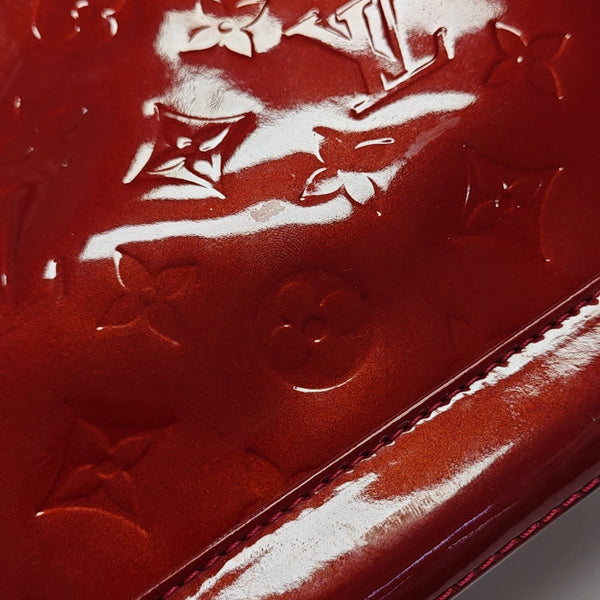 ALMA PM Monogram Patent Leather Red