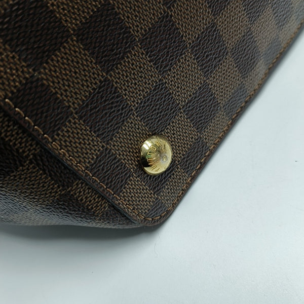 JERSEY Damier Ebene Coated Canvas Brown