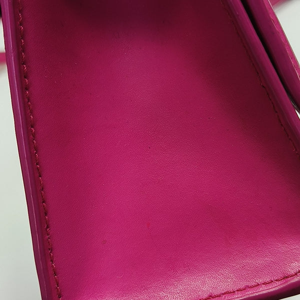 Hourglass XS Quilted Calfskin Red