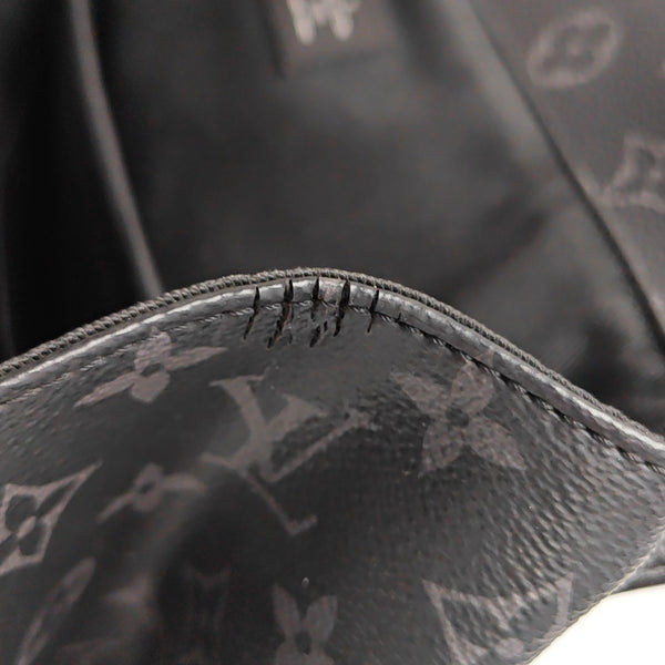 STEAMER Monogram Coated Canvas Black