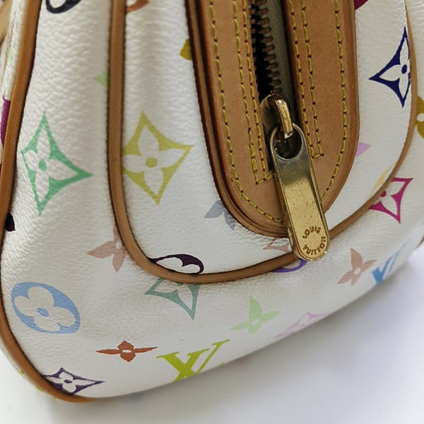 LV × TM PRISCILLA Monogram Coated Canvas White
